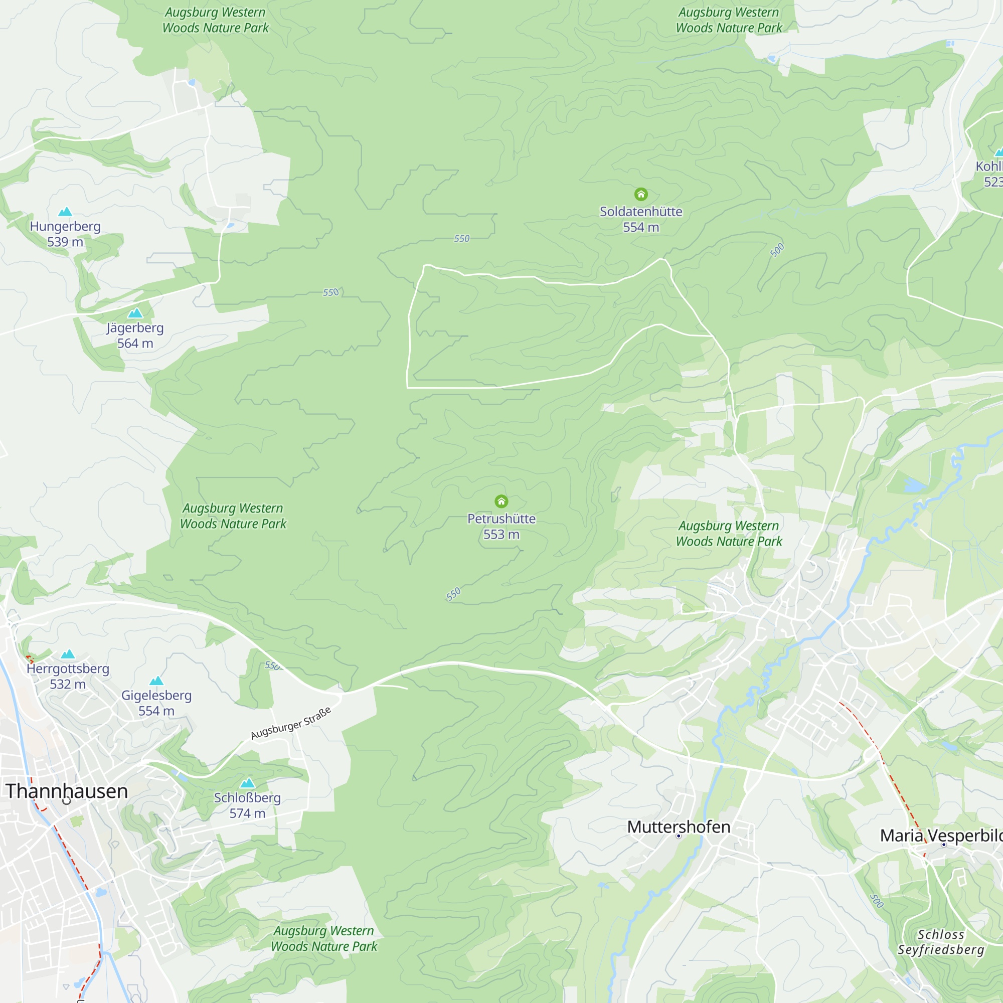 Petrushütte map