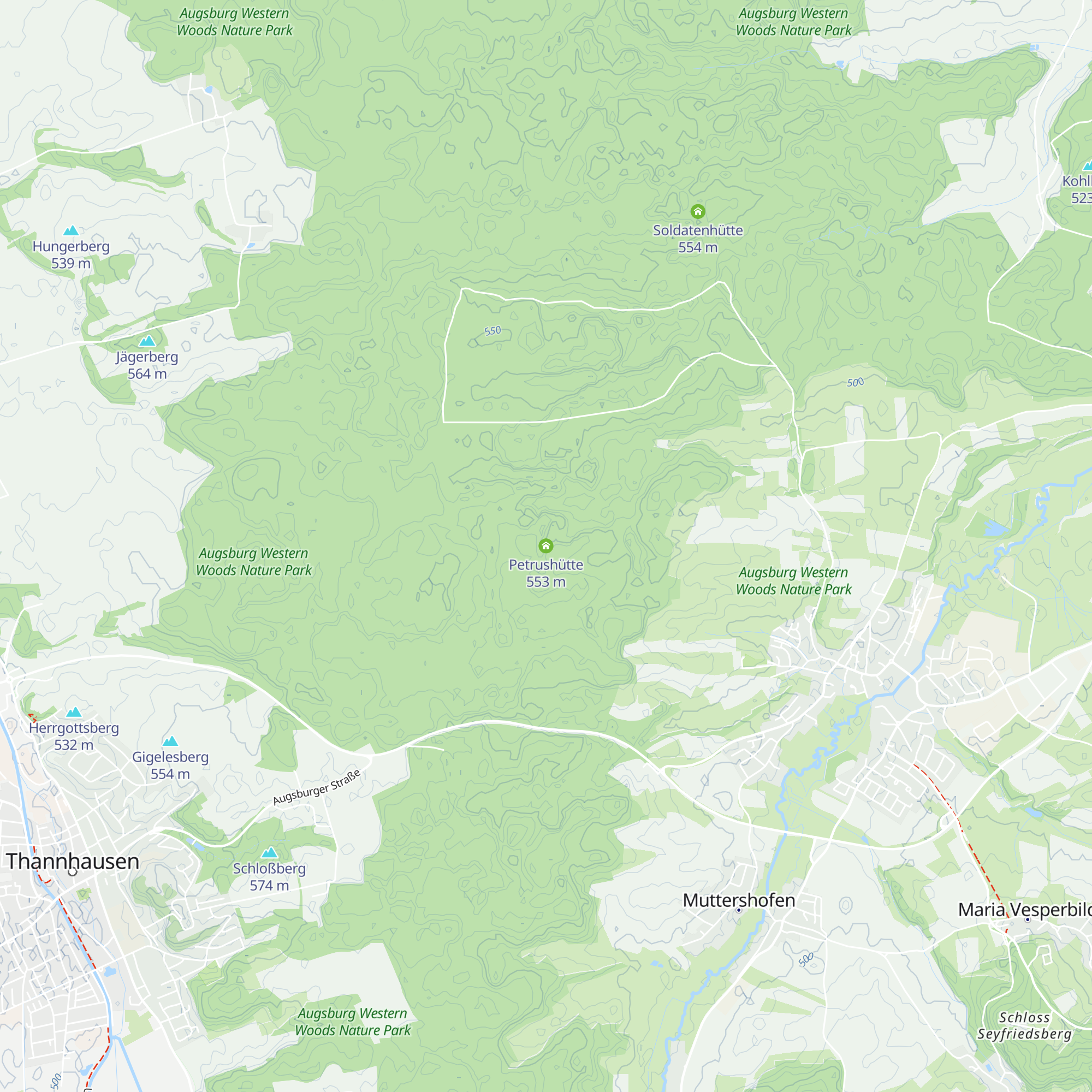 Petrushütte map
