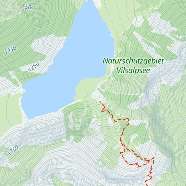 Map of Untere Traualpe