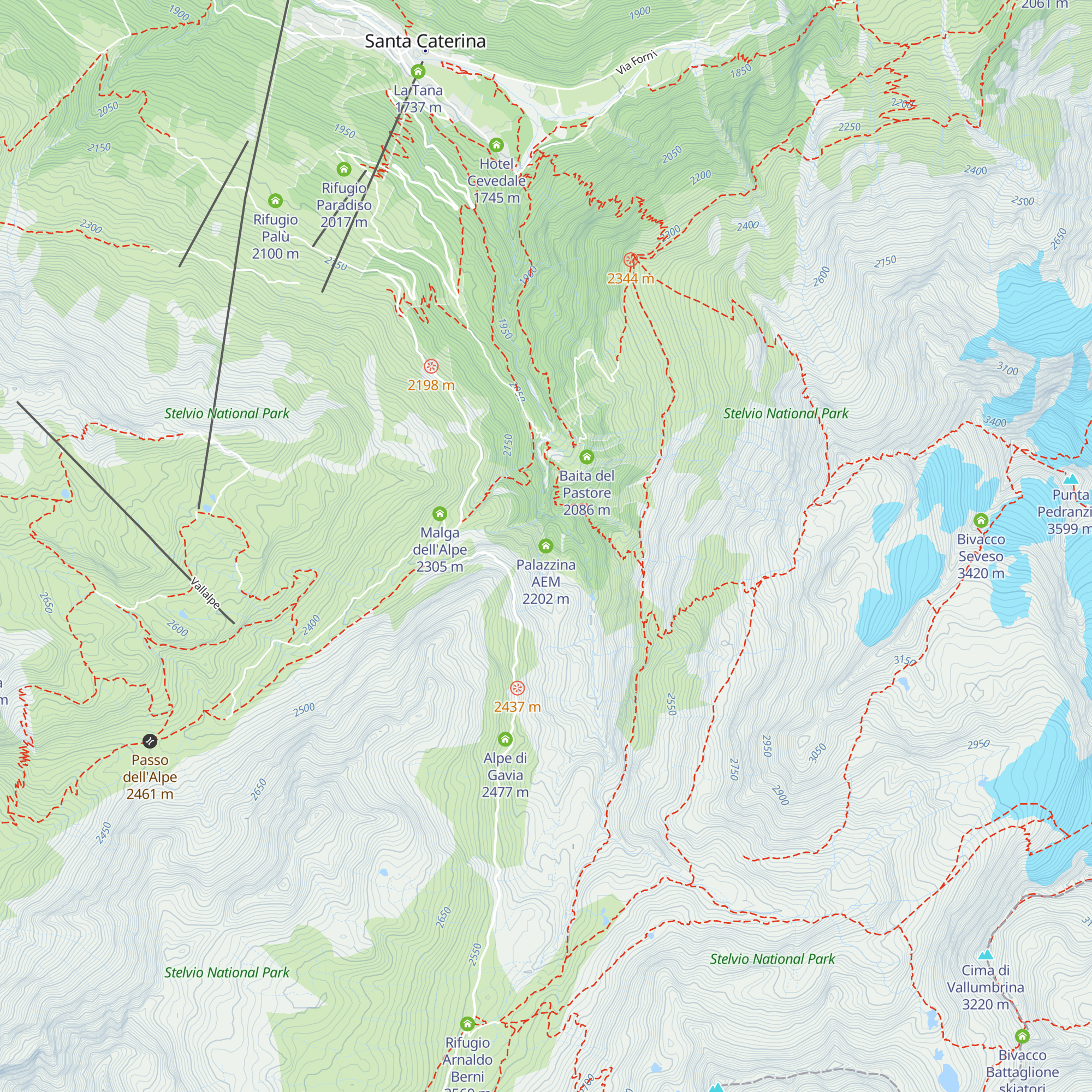Palazzina AEM map