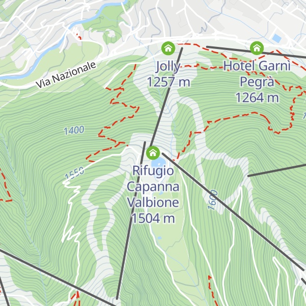 Map of Rifugio Capanna Valbione