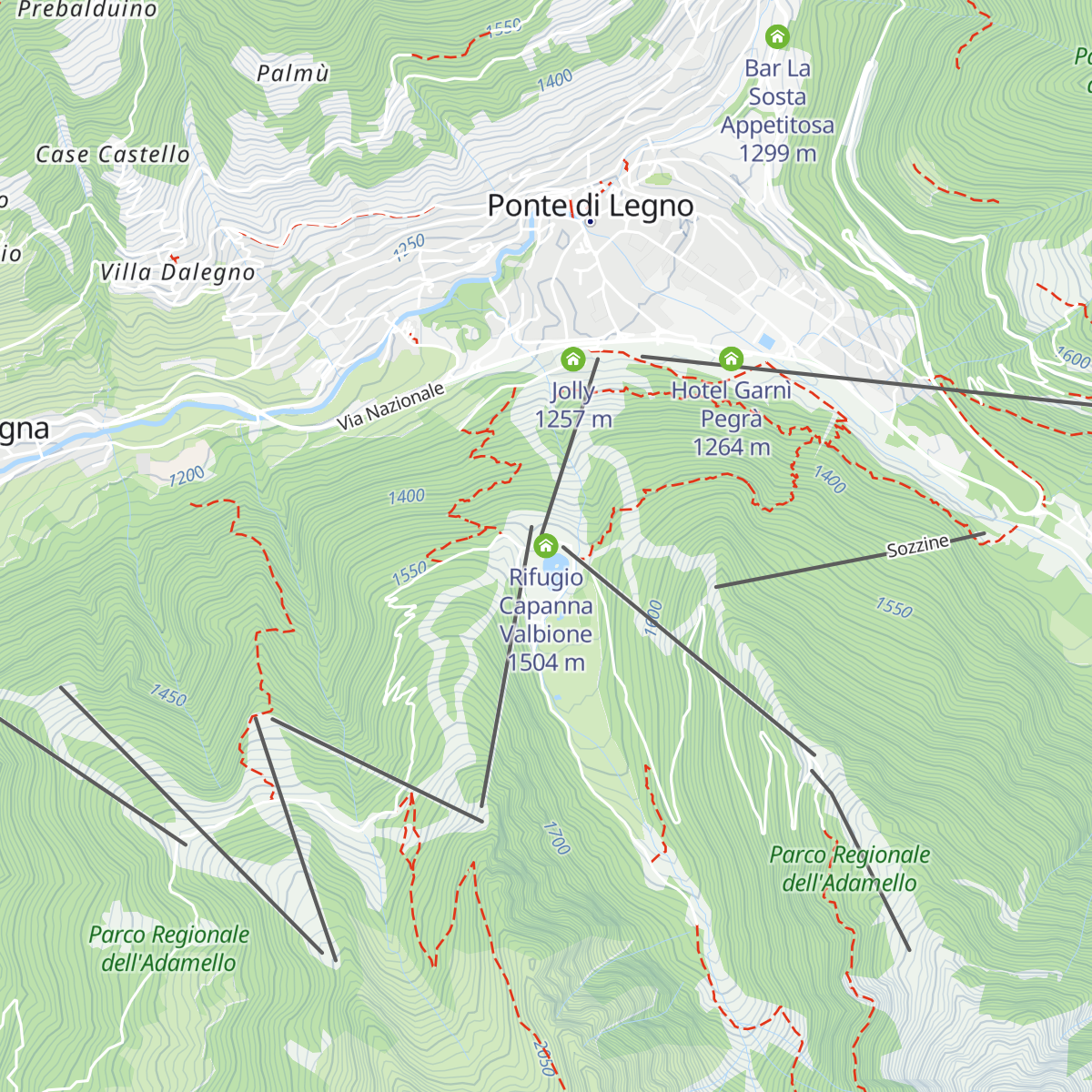 Rifugio Capanna Valbione map