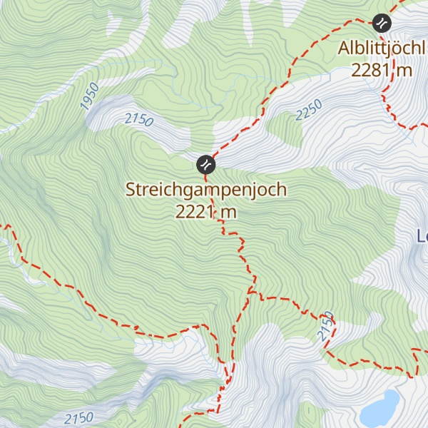 Map of Streichgampenhütte