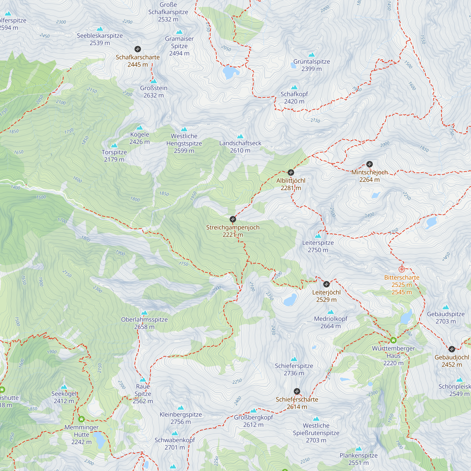 Streichgampenhütte map