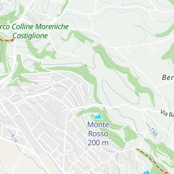 Map of Monte Belvedere