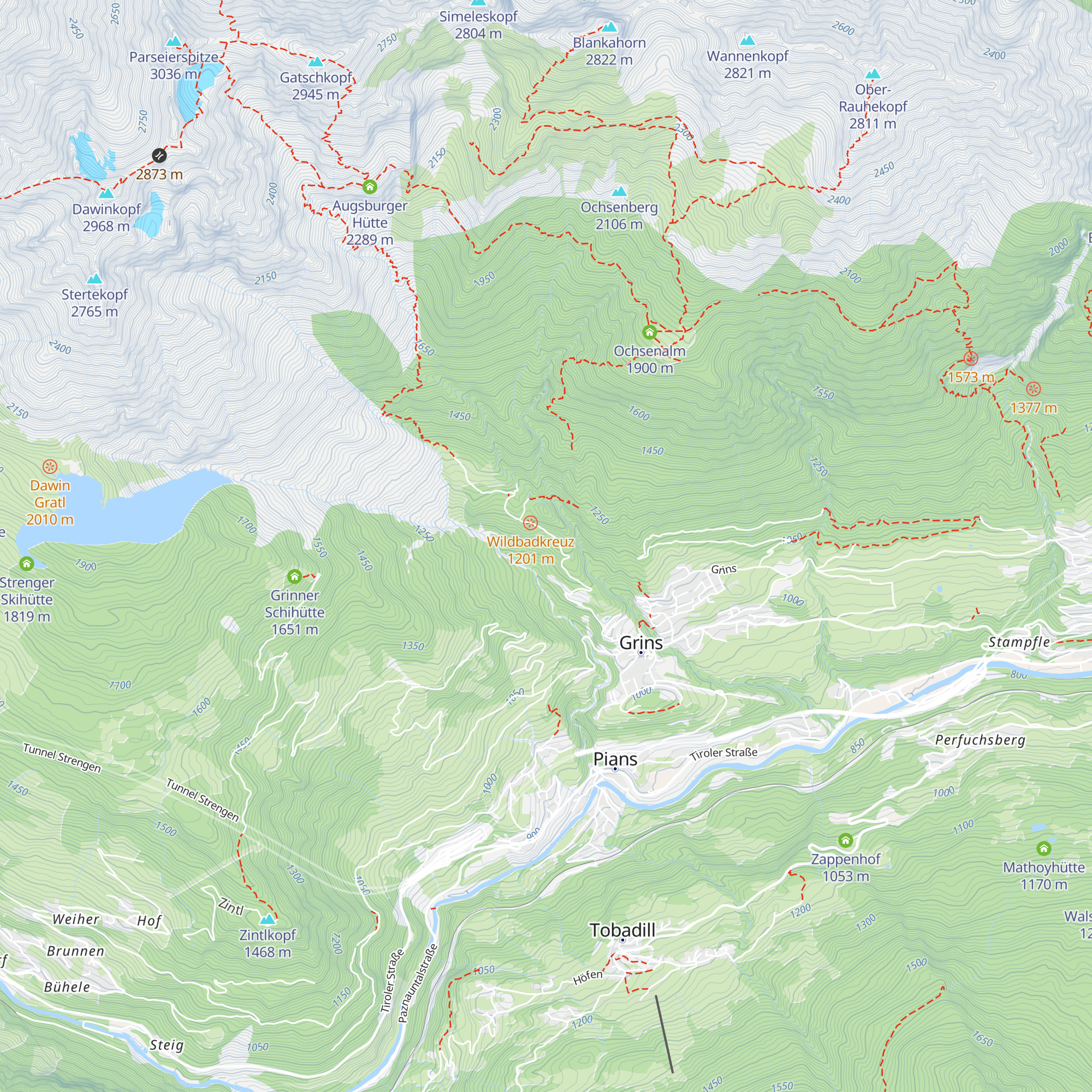 Wildfütterung map