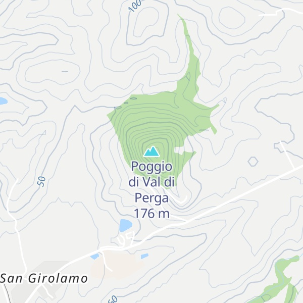 Map of Poggio di Val di Perga