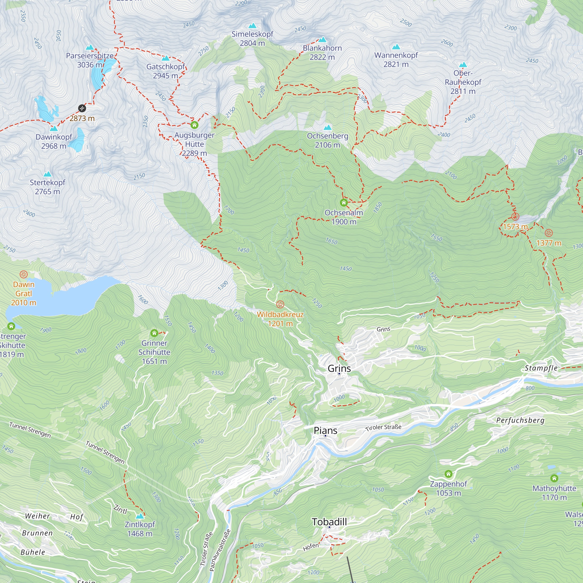 Schellenloch map