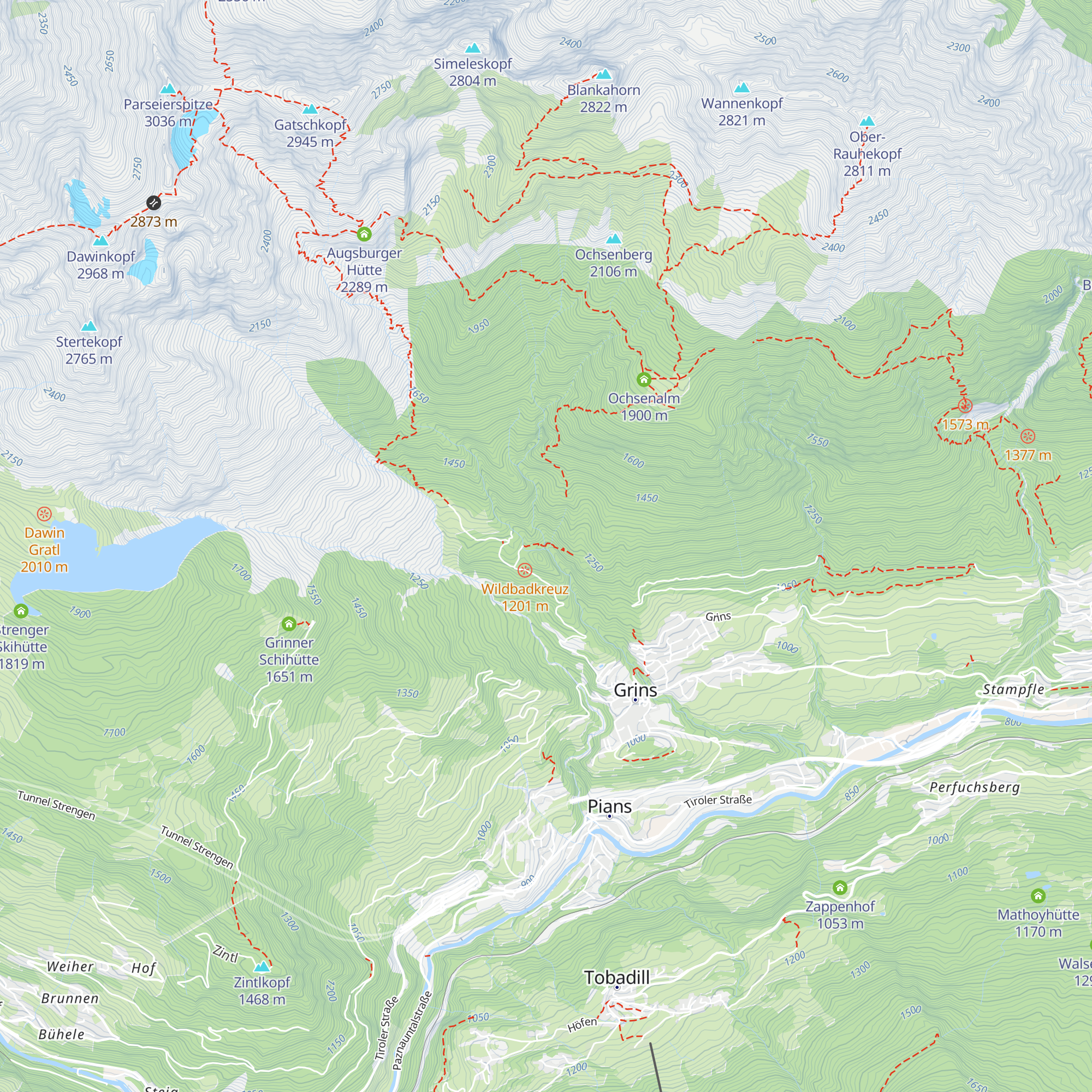 Schellenloch map
