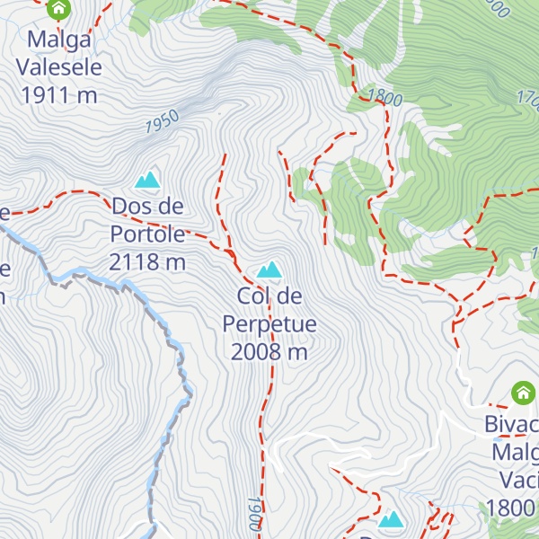 Map of Col de Perpetue