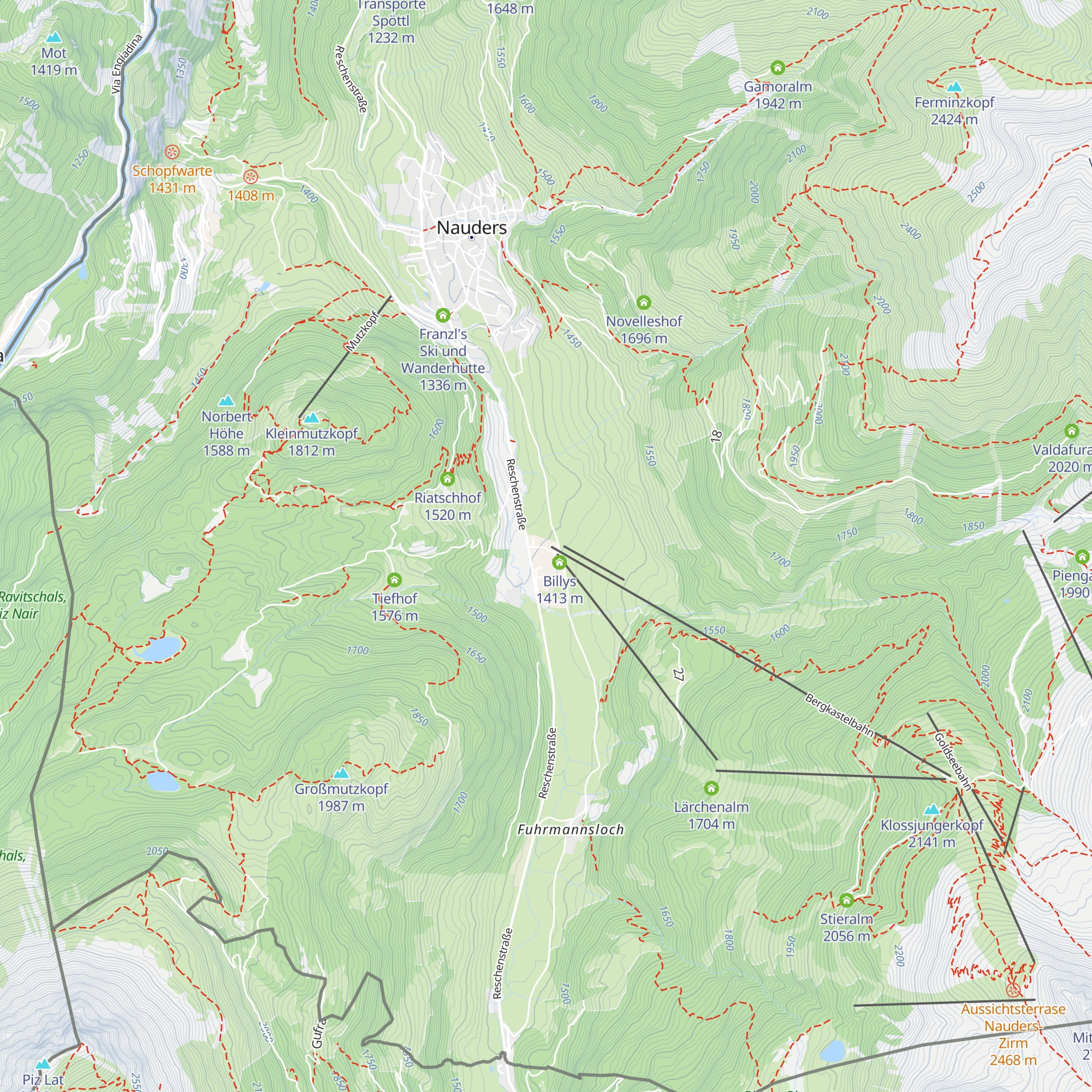 Restaurant Arsangs map