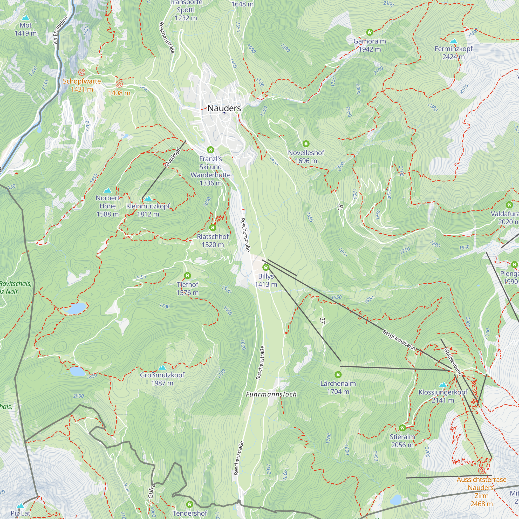 Restaurant Arsangs map