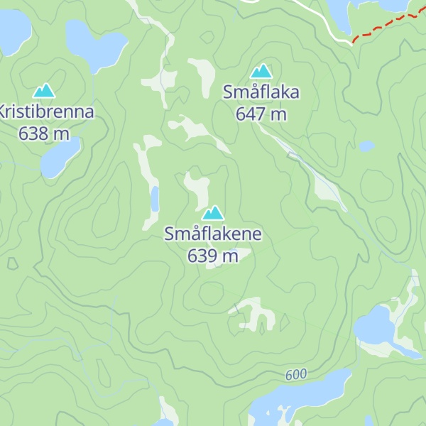 Map of Småflakene