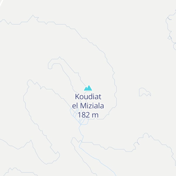 Map of Koudiat el Miziala