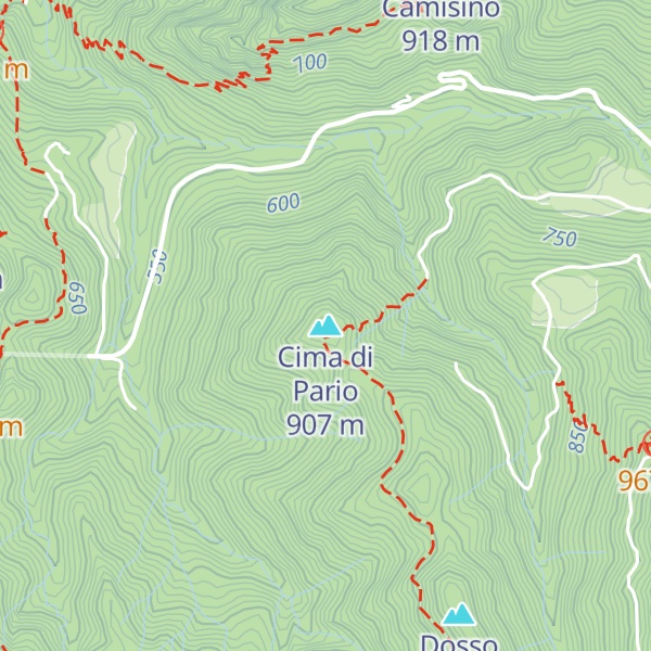 Map of Cima di Pario