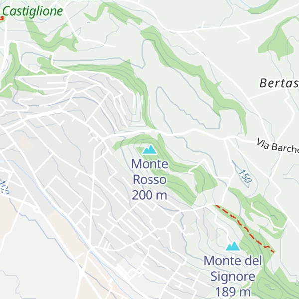 Map of Monte Rosso