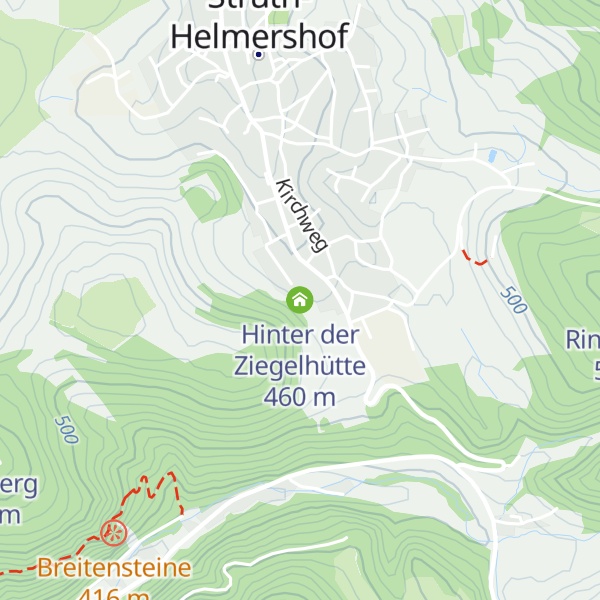 Map of Hinter der Ziegelhütte