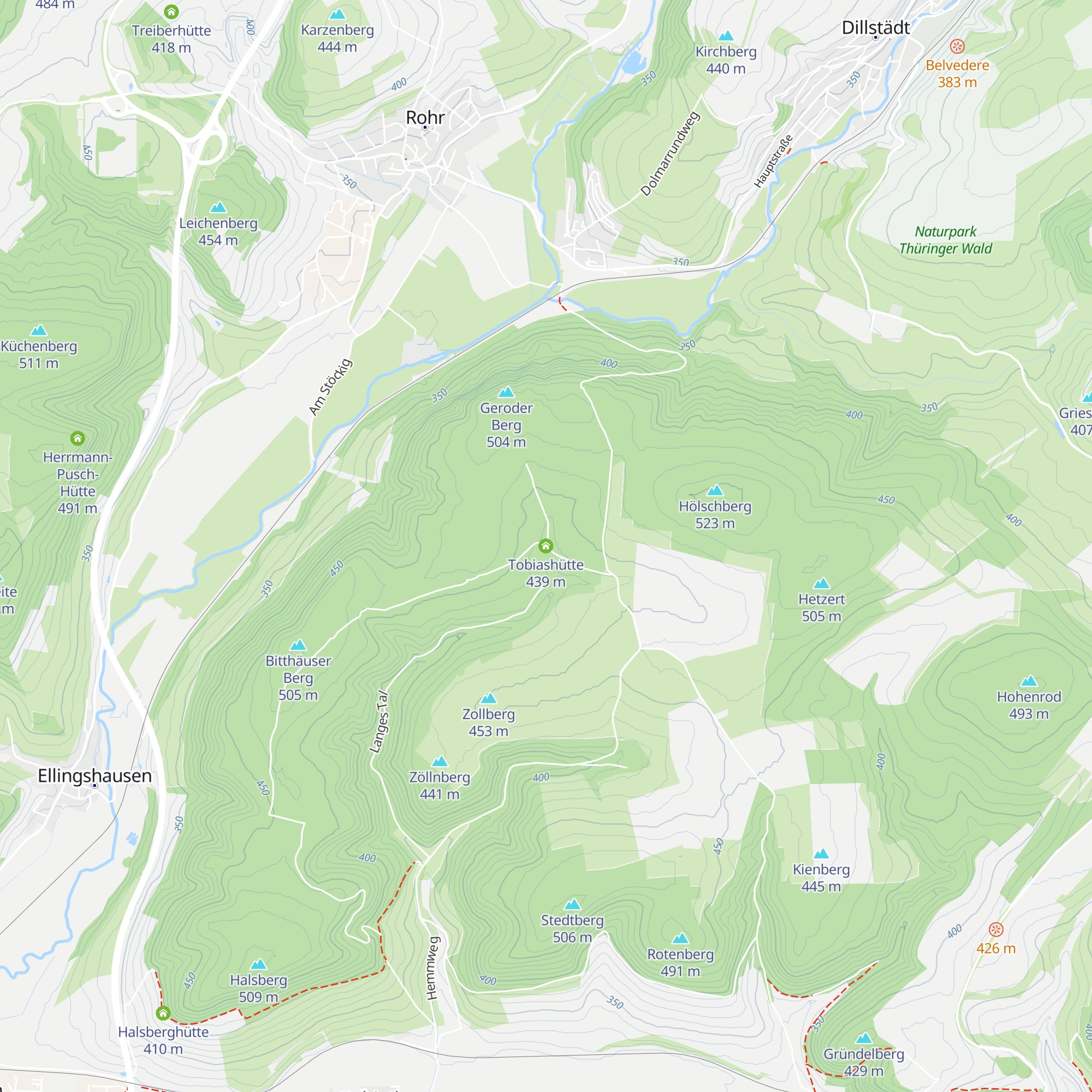 Tobiashütte map