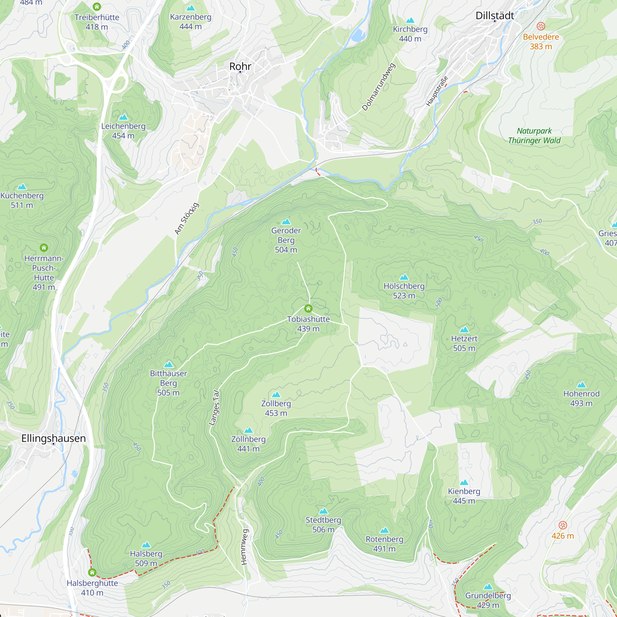 Tobiashütte map