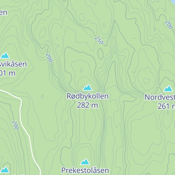Map of Rødbykollen