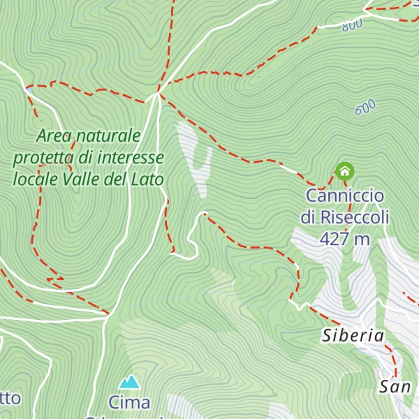 Map of Capanna Fonte a Noce