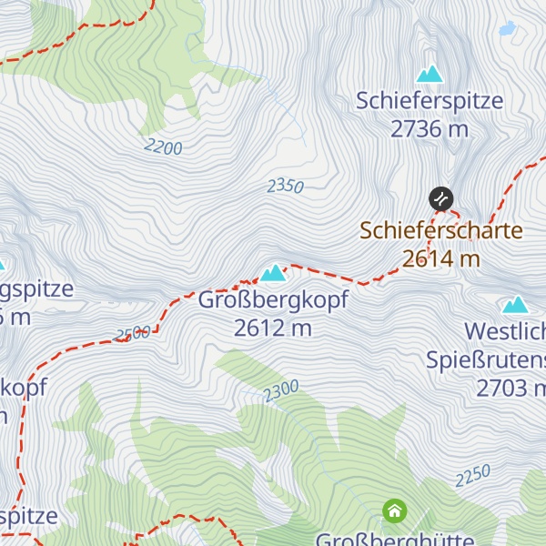 Map of Großbergkopf