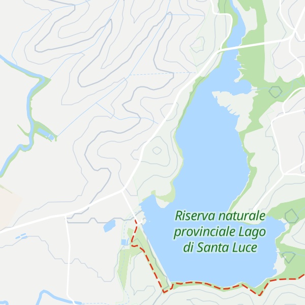 Map of Poggio la Chiesa