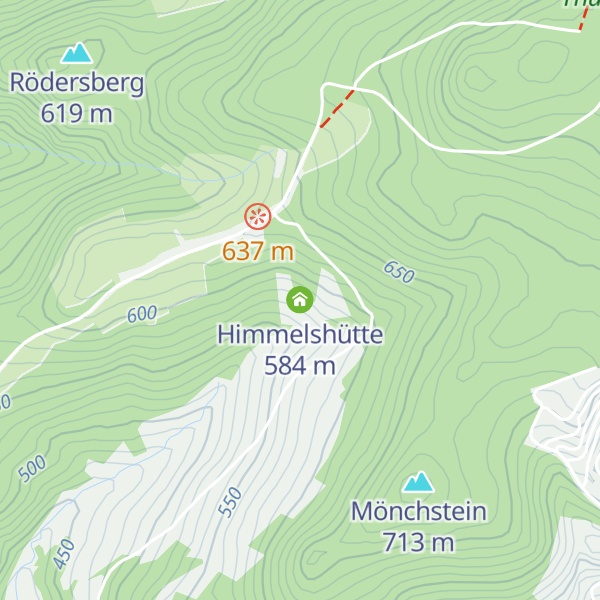 Map of Himmelshütte