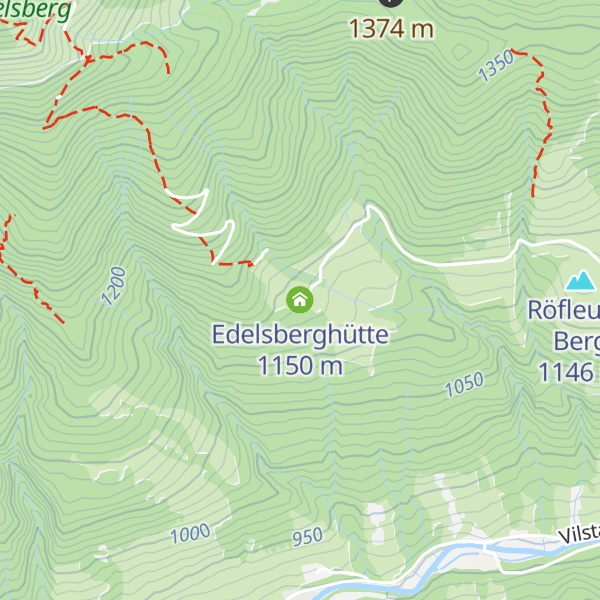 Map of Edelsberghütte