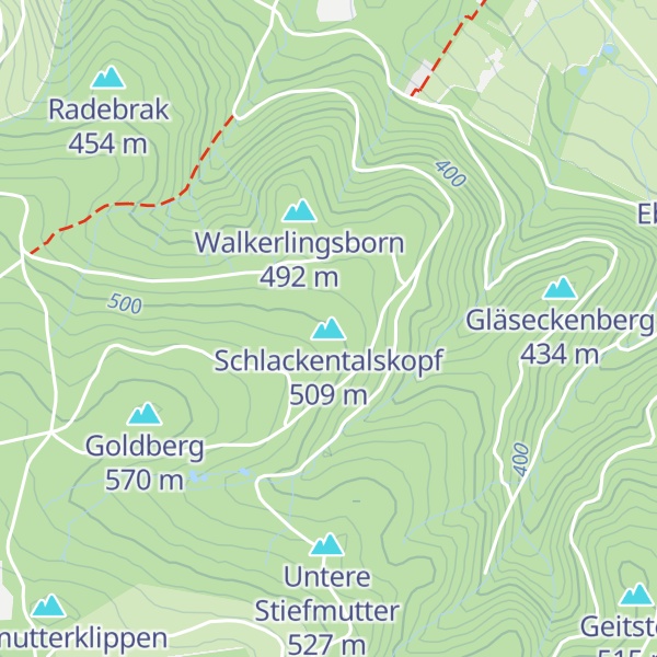 Map of Schlackentalskopf