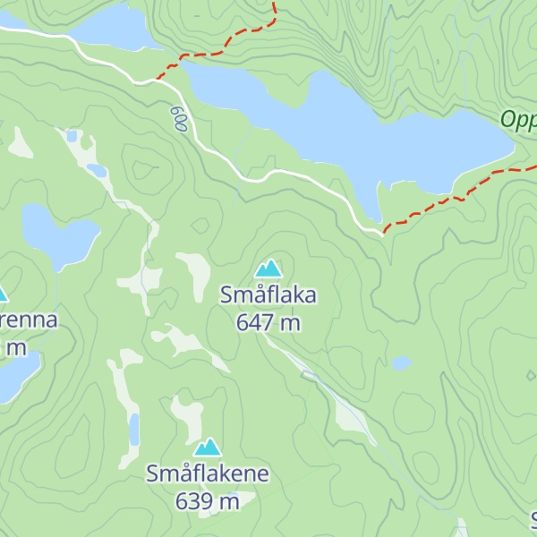 Map of Småflaka