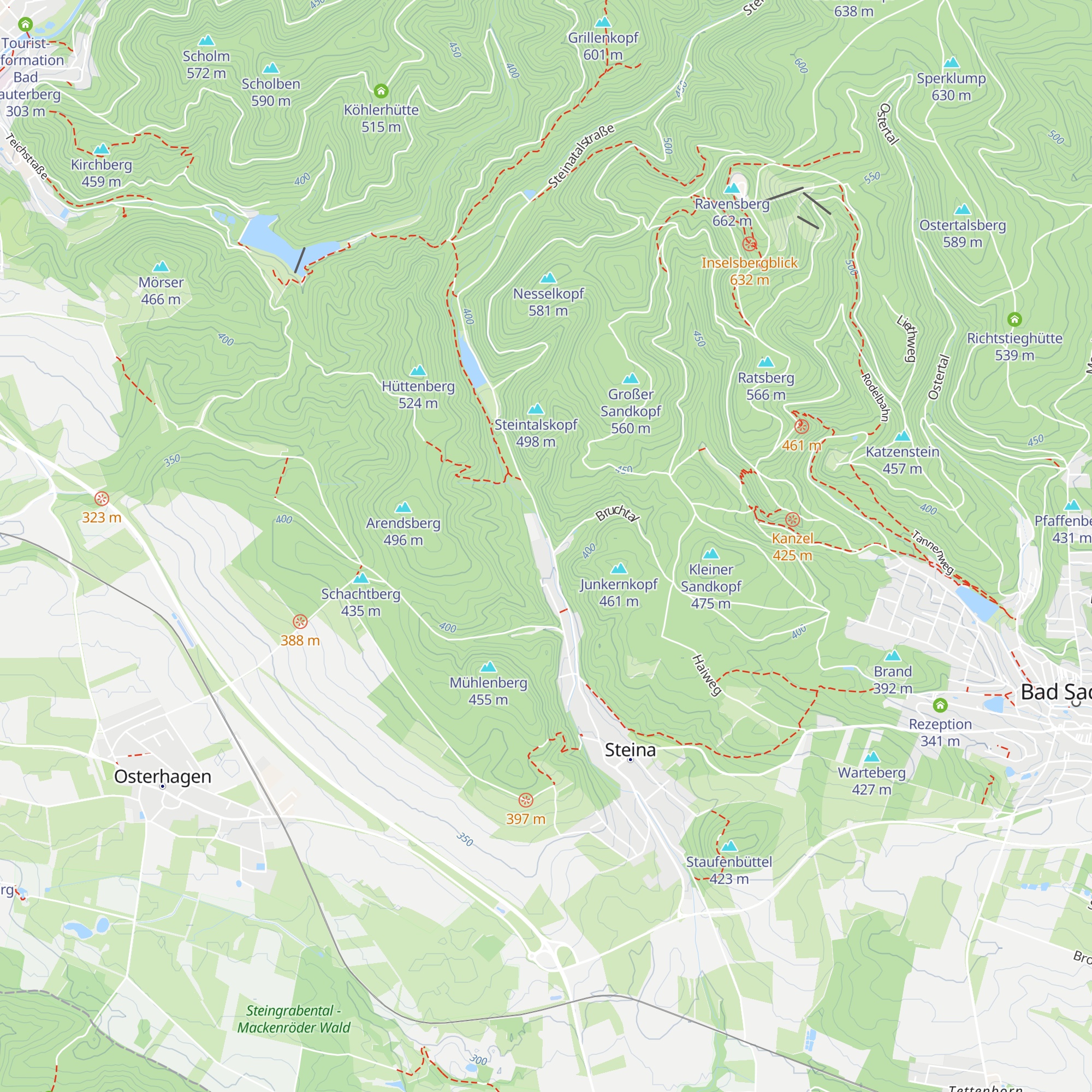 Köhlerhütte Steina map