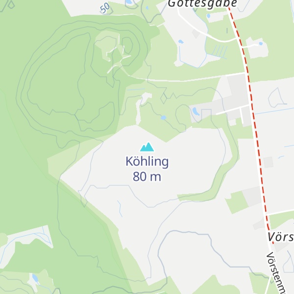 Map of Köhling