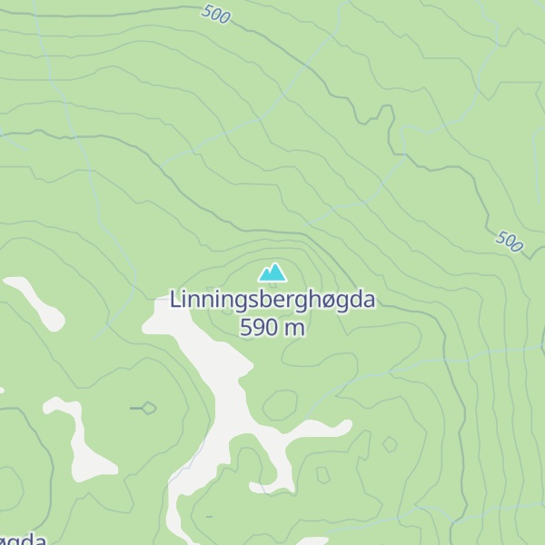 Map of Linningsberghøgda