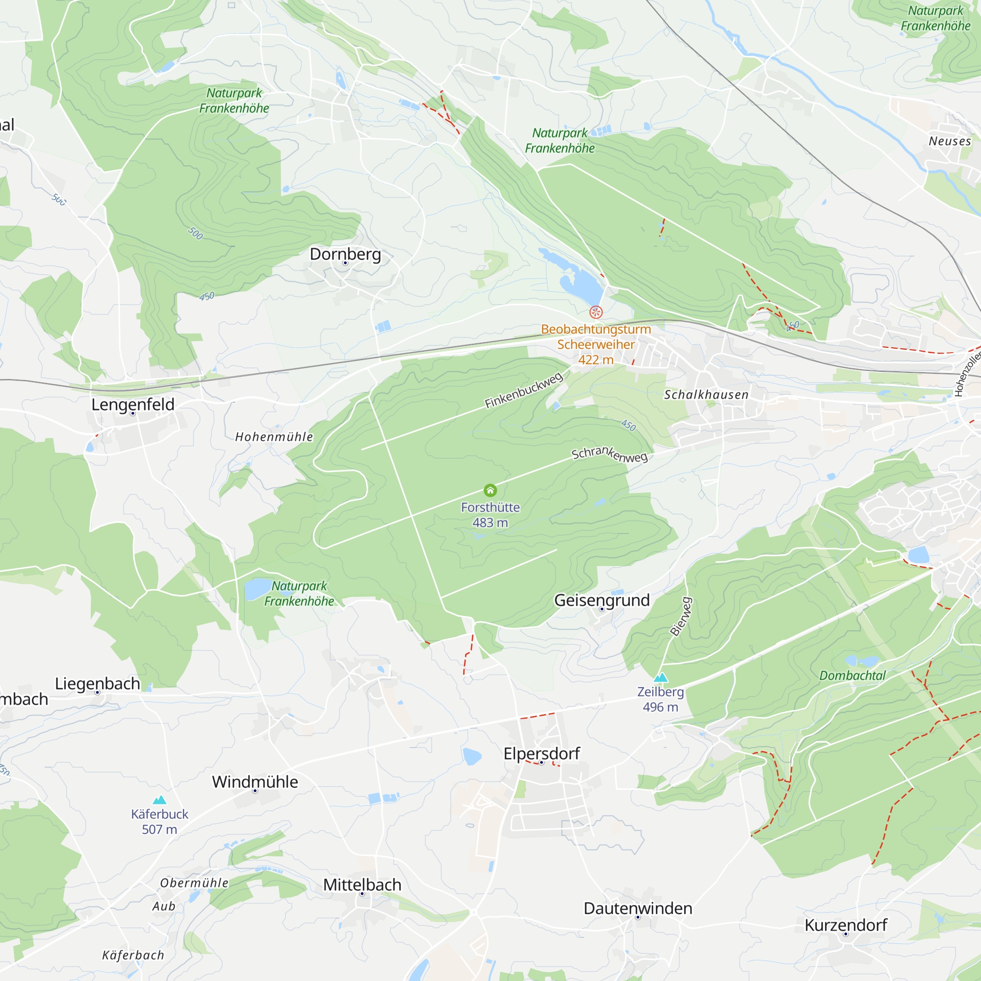 Forsthütte map