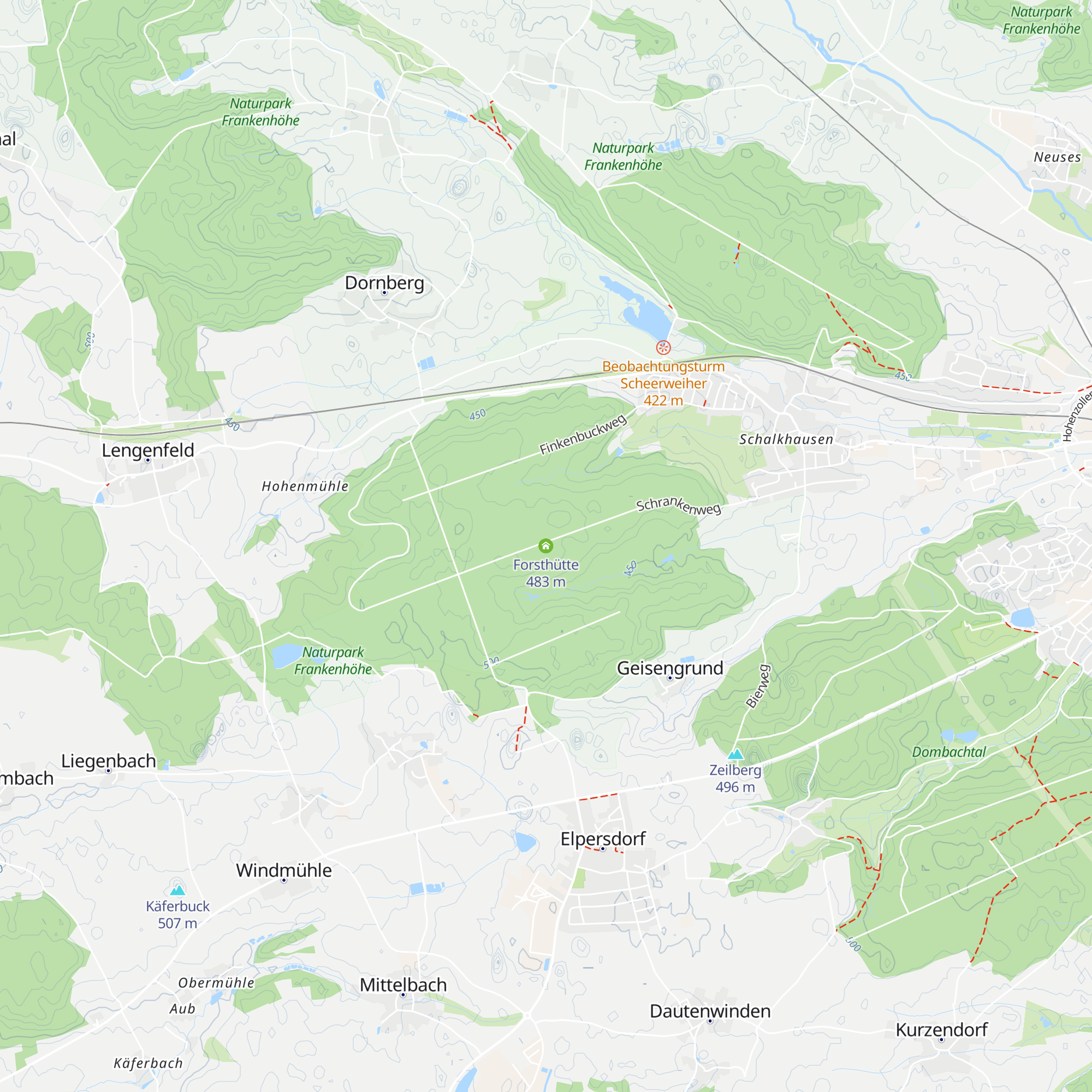 Forsthütte map