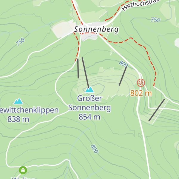 Map of Großer Sonnenberg