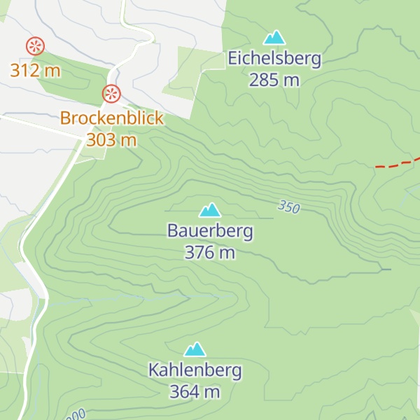 Map of Bauerberg