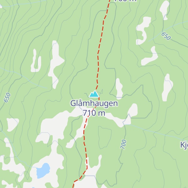 Map of Glåmhaugen
