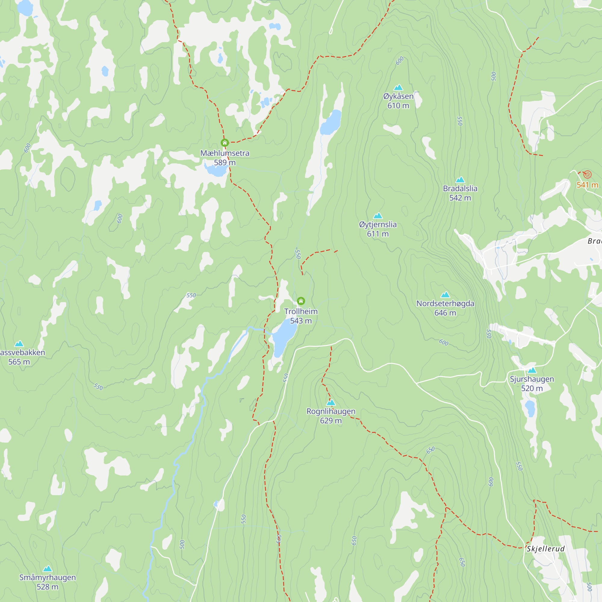 Trollheim map