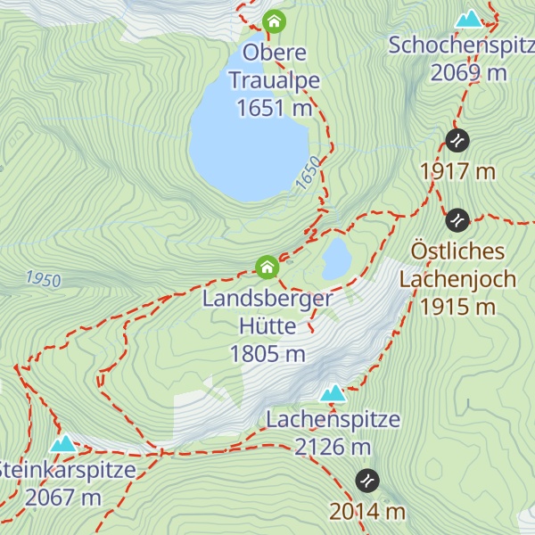 Map of Landsberger Hütte