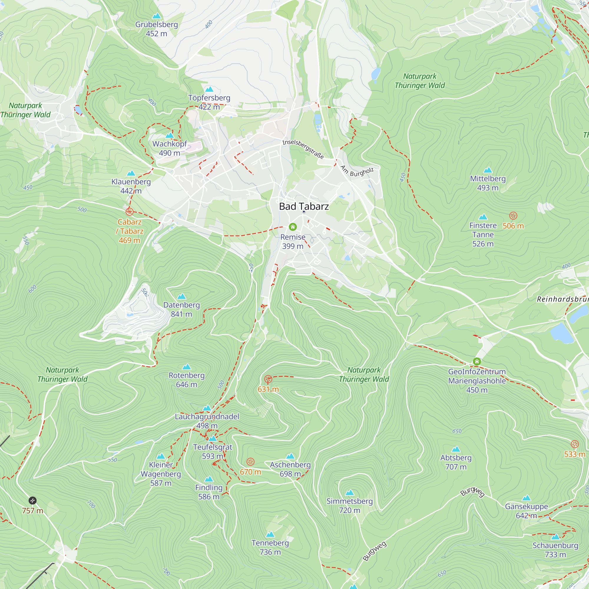 Schutzhütte Zimmerberg map