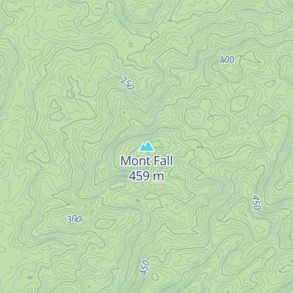 Map of Mont Fall