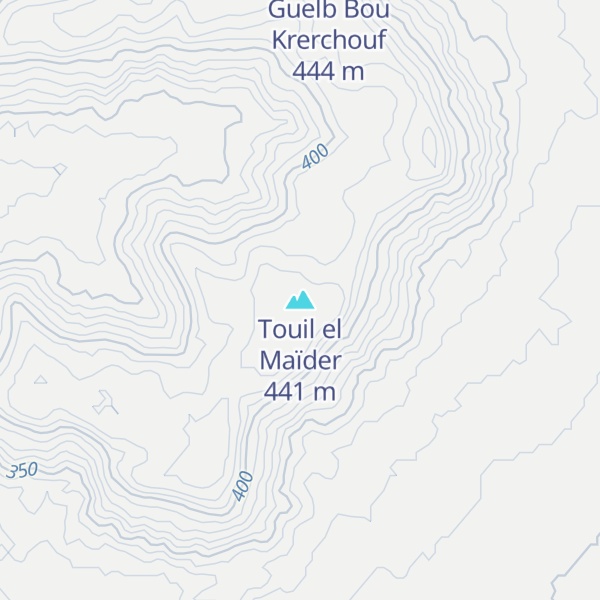 Map of Touil el Maïder