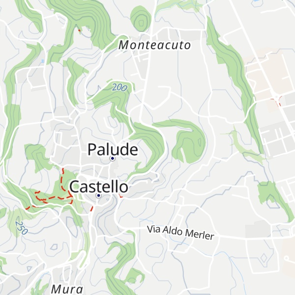 Map of Monte Mondero