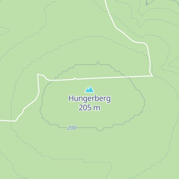 Map of Hungerberg