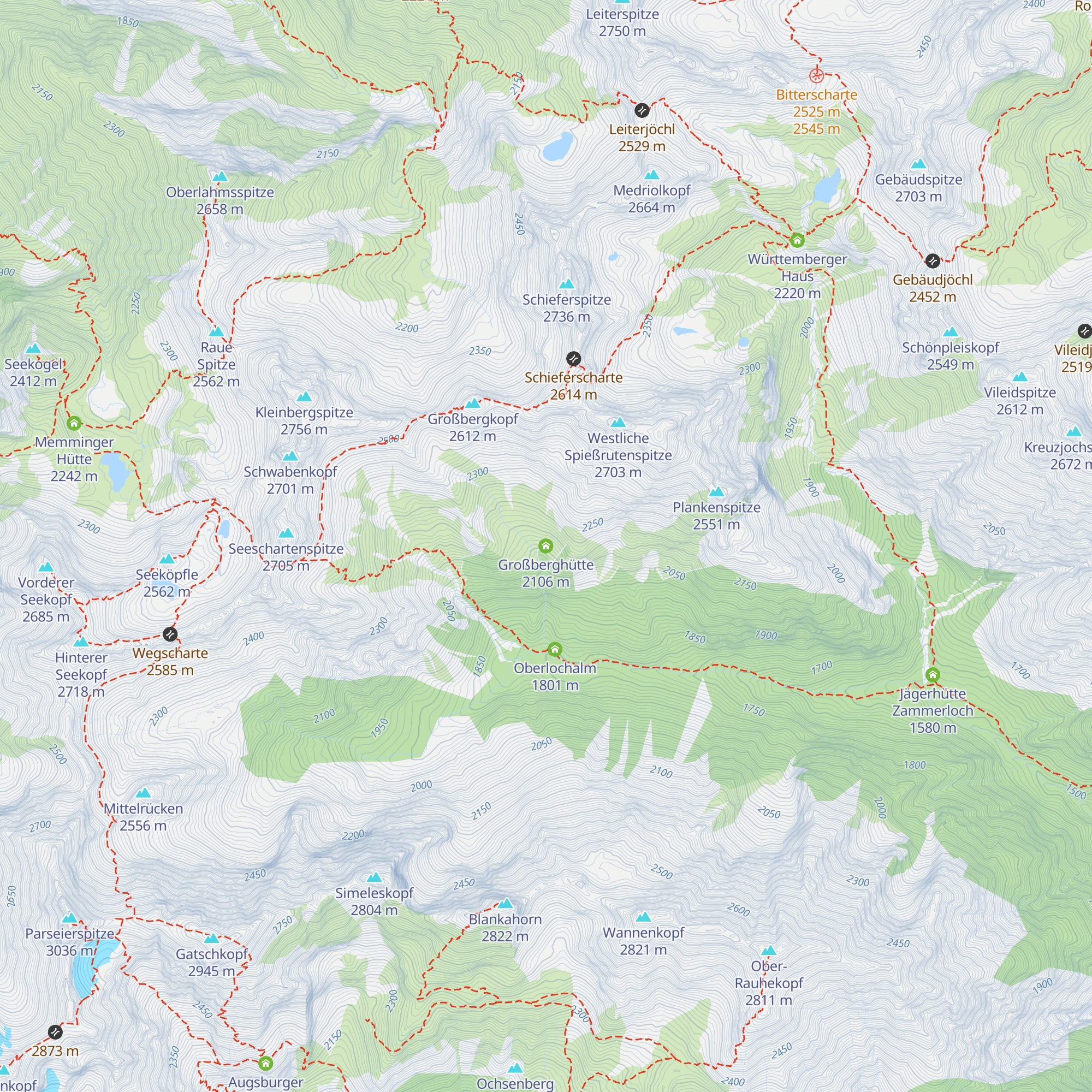 Großberghütte map