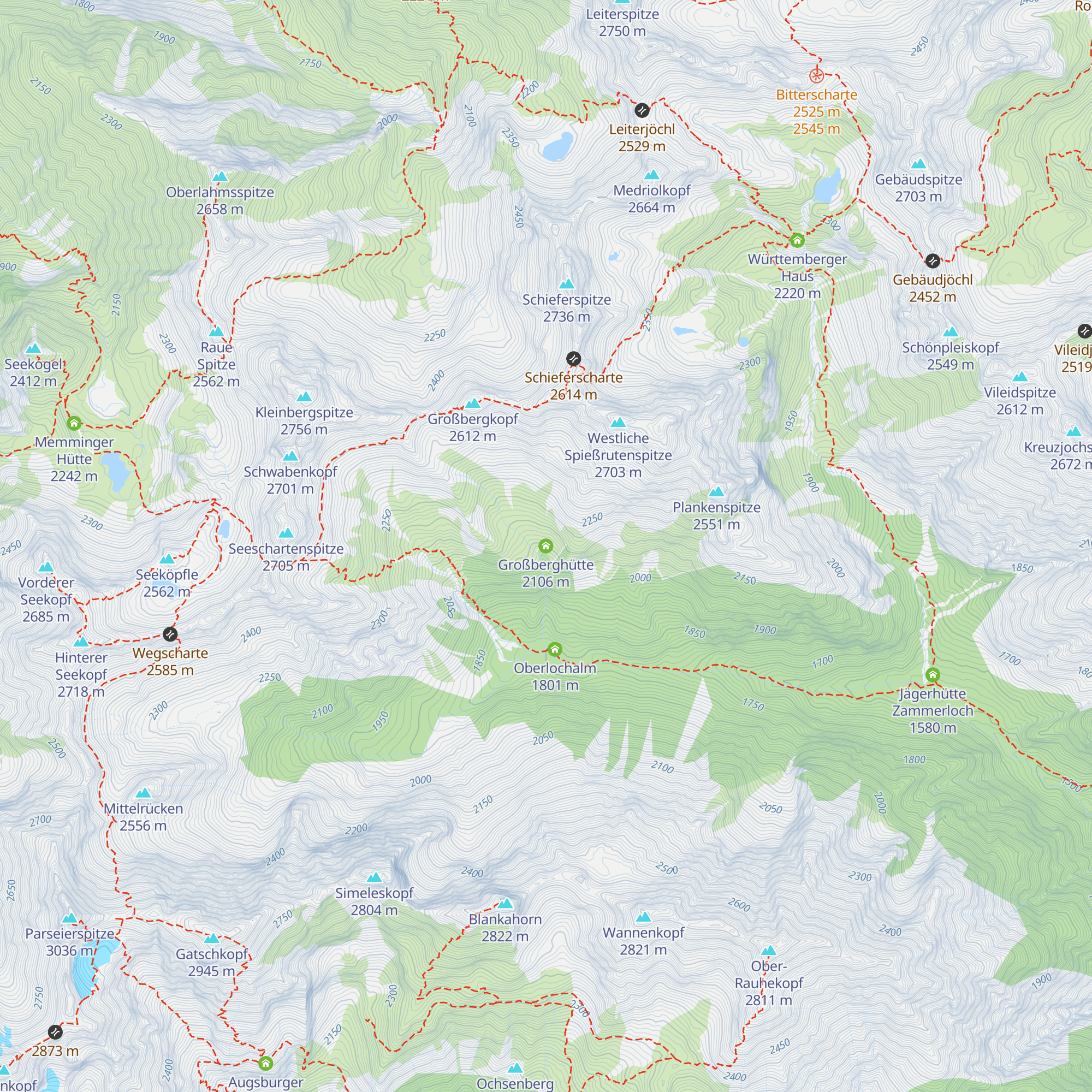 Großberghütte map