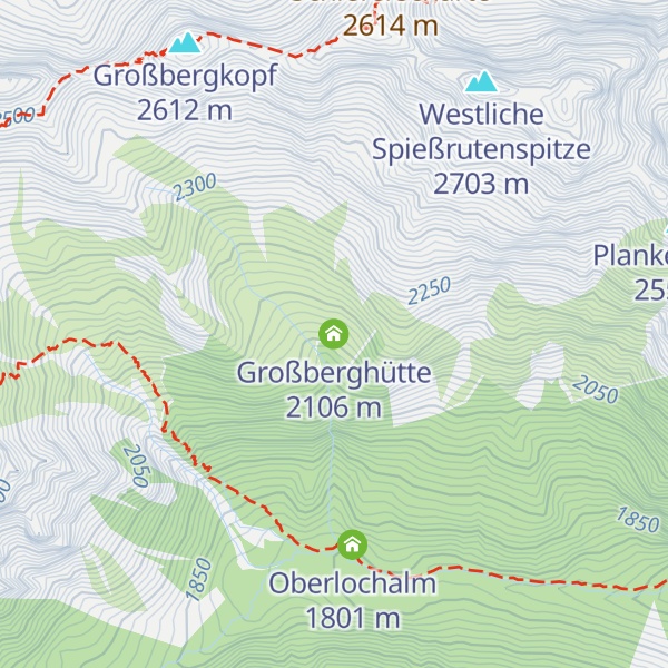 Map of Großberghütte