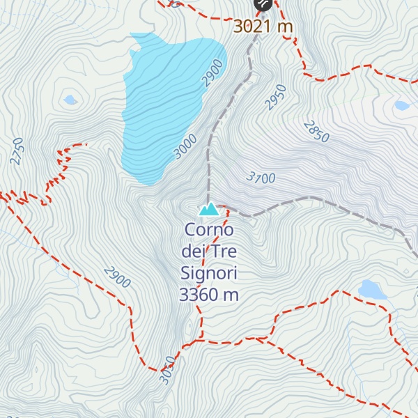 Map of Corno dei Tre Signori